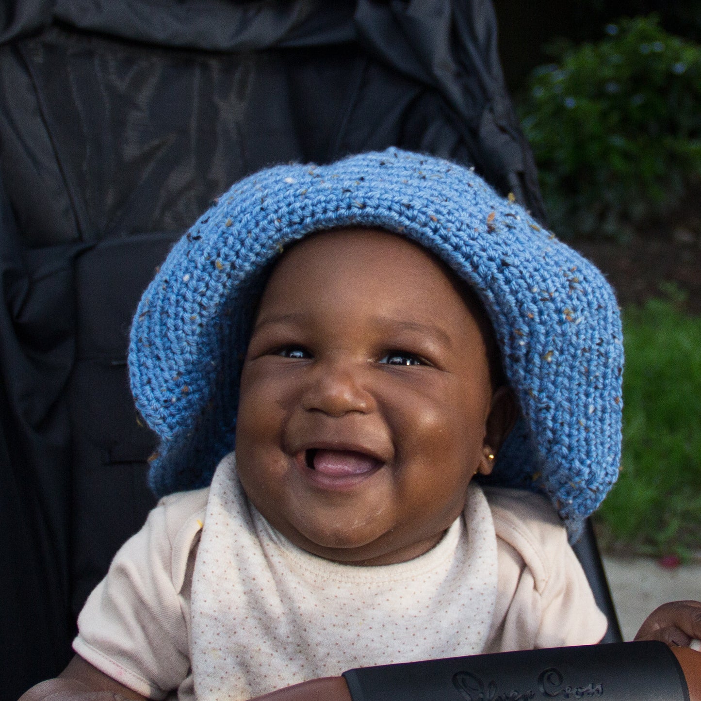 Oma Blue Baby Bucket Cap