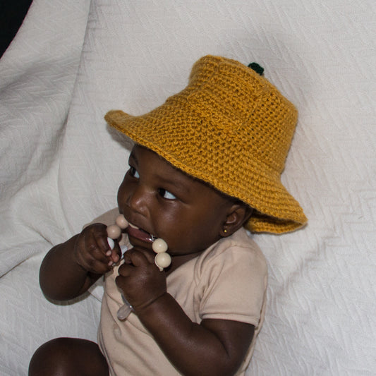 Oma Senf Baby Bucket Cap