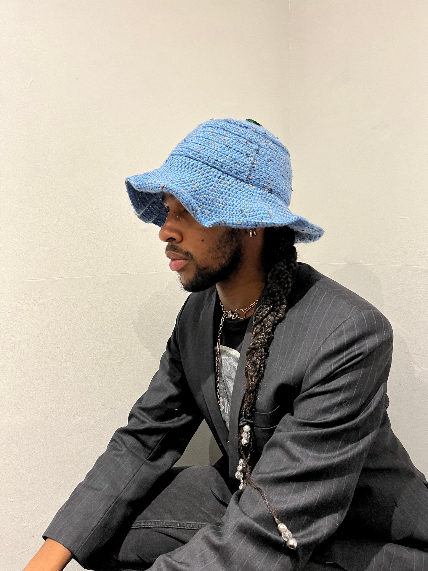 Oma Blue Adult Bucket Cap