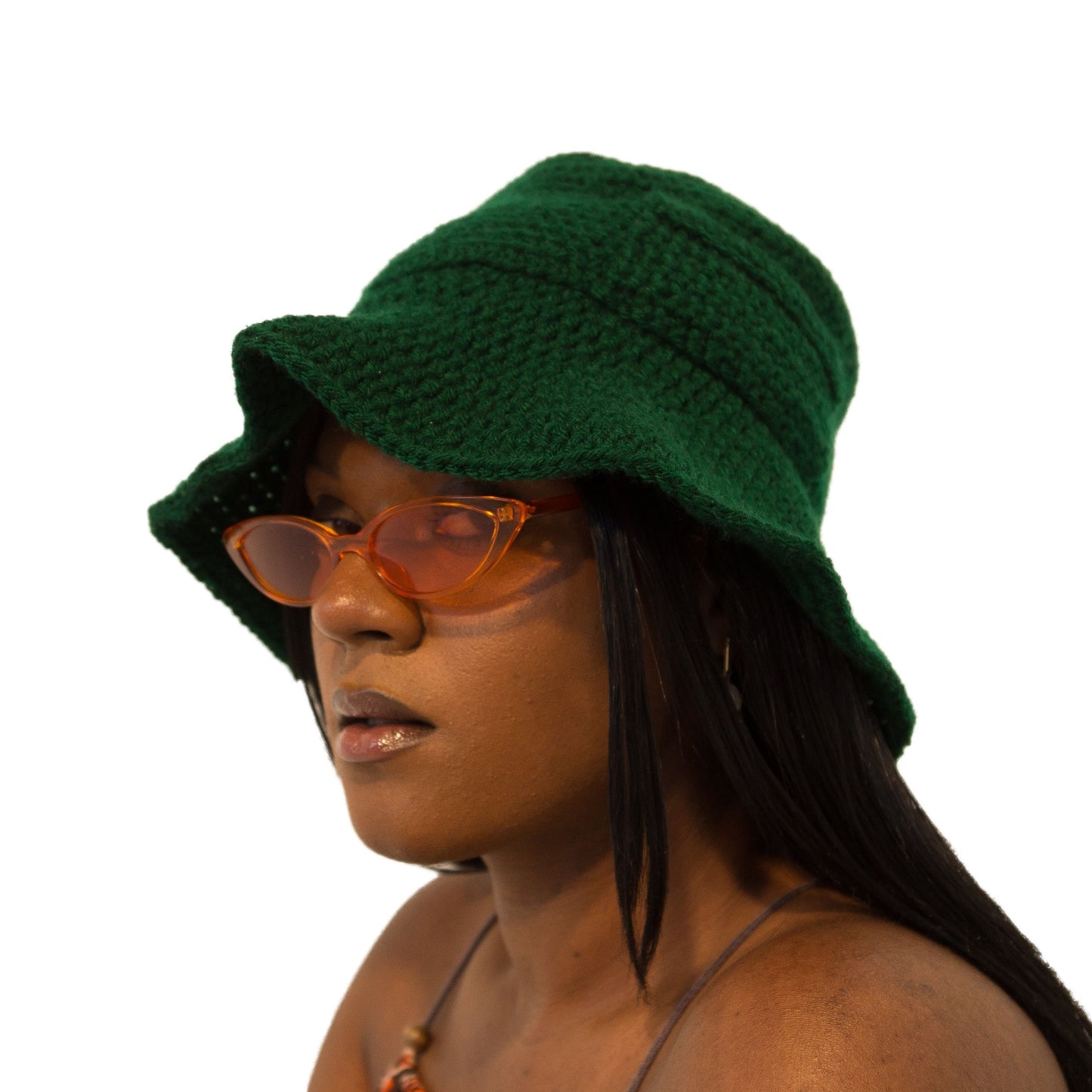 Oma Green Adult Bucket Cap