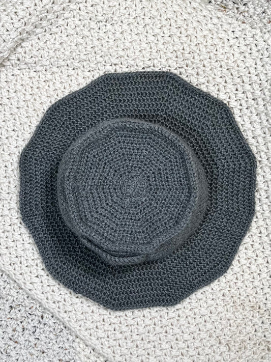 Oma Grey Bucket Cap für Erwachsene