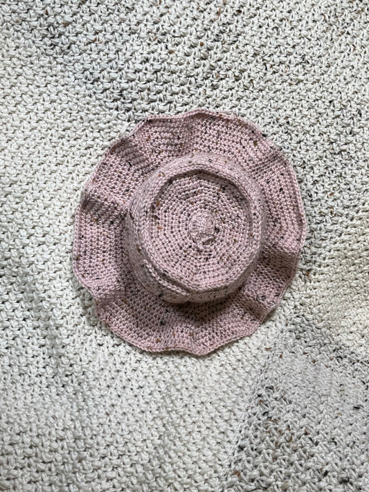 Oma Pink Baby Bucket Cap